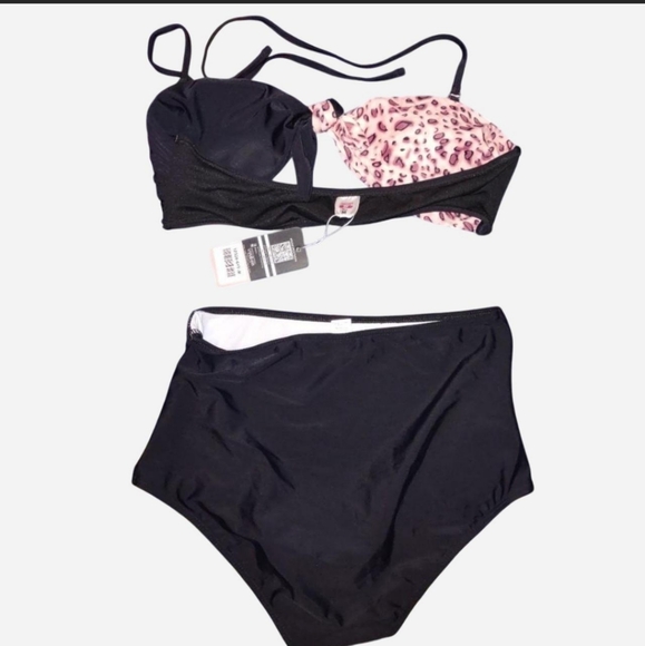 Split Cheetah Bikini - Picture 3 of 15